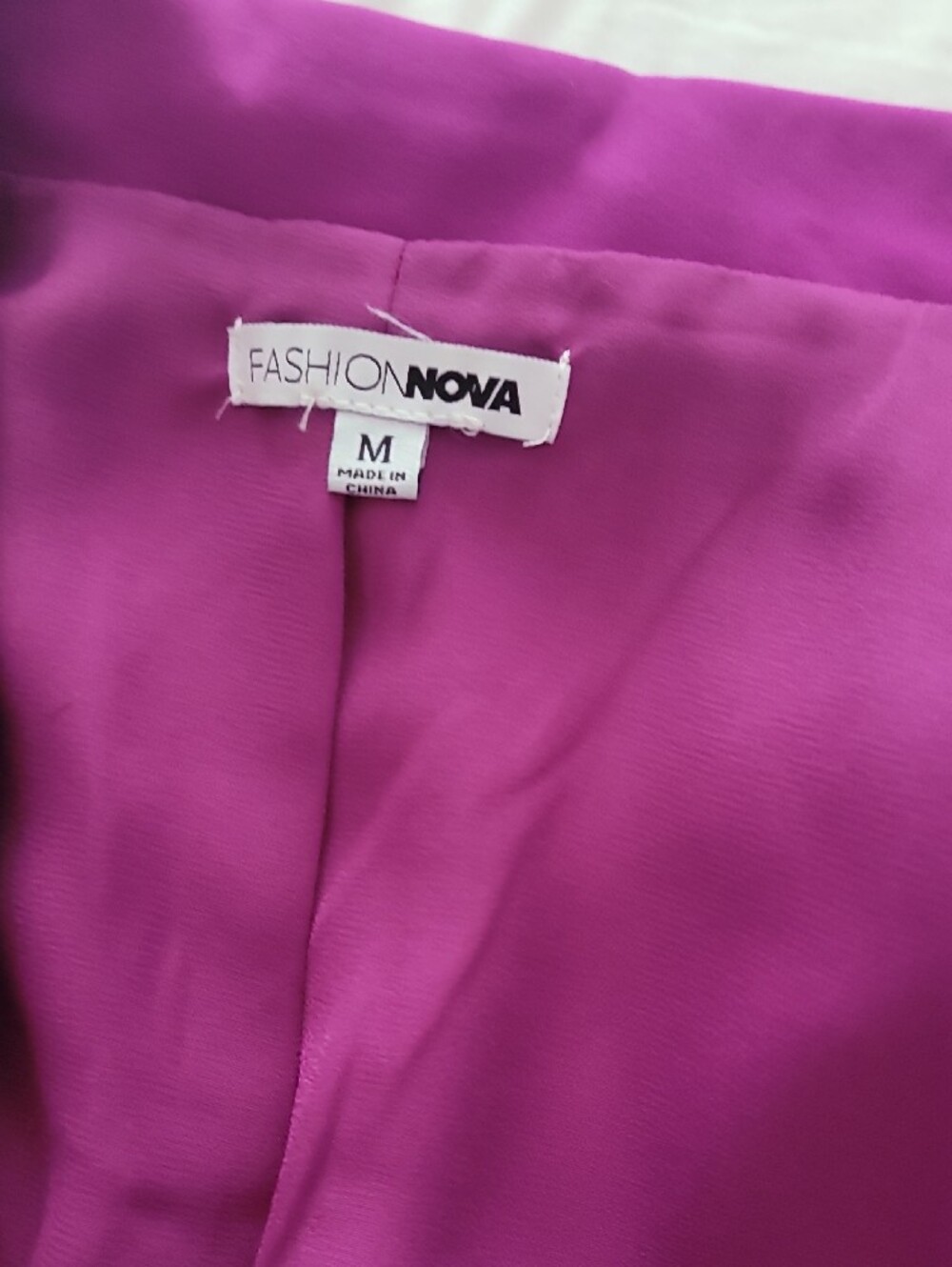 Fashion NOVA LIGHT PURPLE Tailored Blazer PANT SUIT, PALAZZO PANT SET NEW M - Picture 8 of 9